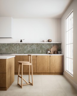 Rug Green Porcelain Floor and Wall Tile 500x1000mm