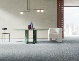 Trendy Blue Porcelain Floor and Wall Tile 600x600mm
