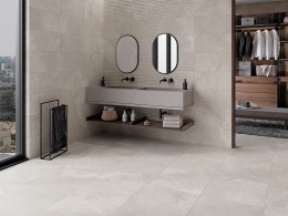 Lifestyle Hallway Cloakroom Utility Room Living Dining Bathroom with Abode Cream Natural Ceramic Wall Tile Matt Rectangle Brick Layout