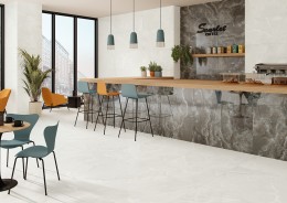 Whisper Black Polished Porcelain Floor and Wall Tile 600x1200mm