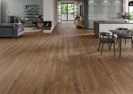 Inlay Nogal Parquet Decor Porcelain Floor and Wall Tile 230x1200mm