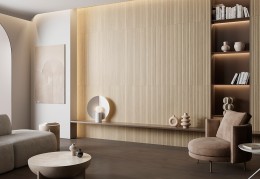 Kobe Slatwood Maple Porcelain Wall Tile 600x1200mm