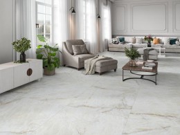 	Gemstone White Matt Porcelain Floor and Wall Tile 1000x1000mm