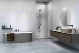 Simplex White Ceramic Wall Tile 310x610mm