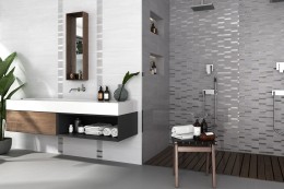 Simplex Centre White Ceramic Wall Tile 310x610mm