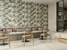 Enchant Foliage Leaf Décor Ceramic Wall Tile 300x100mm