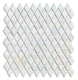 Sicis Diamond Excelsior Pearlescent White Mosaic 259x266mm