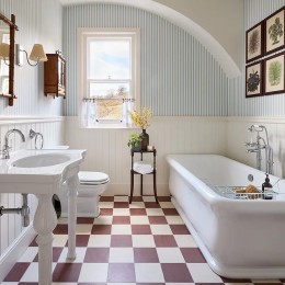 Farrow & Ball Wallpaper Closet Stripe 360
