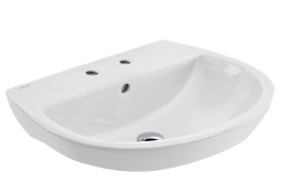 Eclipse 50cm 2 Taphole Wash Basin