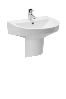 Enthuse 66x49cm 2 Tap Hole Basin 