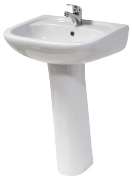Olympus 65cm TH1 Basin and Full Pedestal 