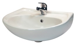 Modern 52cm Wall Mounted One Taphole Basin