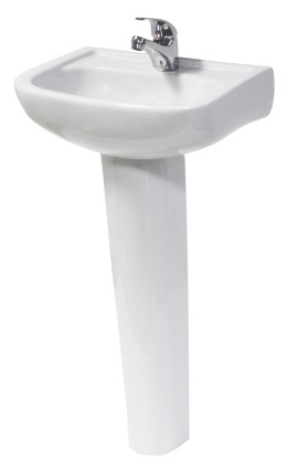 Olympus 45cm 1 Taphole Cloak Room Basin