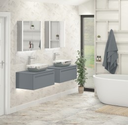 	Coral 47cm No Taphole Sit On Basin Chrome/White