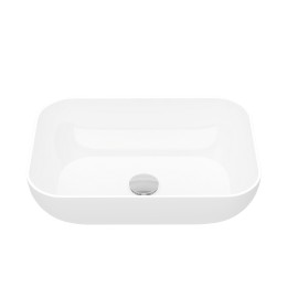 Coral 47cm No Taphole Sit On Basin Chrome/White 