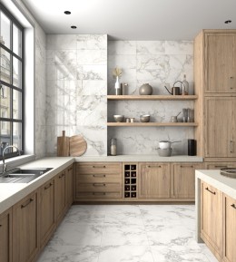 Corsica White Ceramic Wall Tile 300x600mm