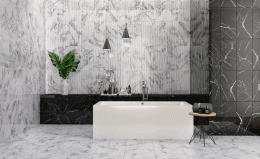 Palermo White Porcelain Wall & Floor Tile 300x600mm