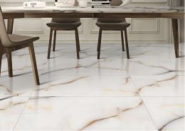 Luxe Gold Onyx Gloss Polished Porcelain Wall & Floor Tile 600x1200mm