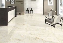 Luxe Rosalia Beige Porcelain Gloss Wall & Floor Tile 600x1200mm