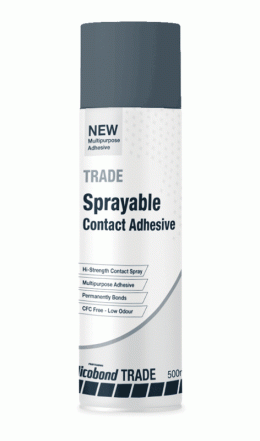 Nicobond Sprayable Contact Adhesive - 500ml