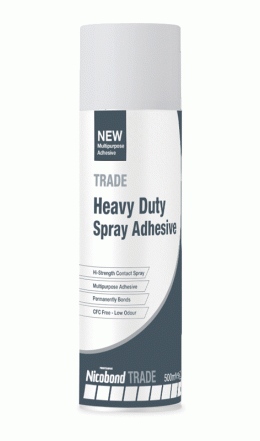 Nicobond Heavy Duty Spray Adhesive - 500ml