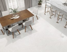 Pebble White Matt Porcelain Wall and Floor Tile 1000x1000mm