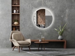 Malmo 80cm Round LED Mirror, Demister Pad, Touch Switch