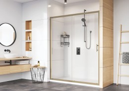 Enhance 8 Plus Sliding Door 1200mm, Brushed Brass