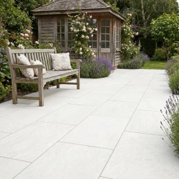 	image of Rockslate White Porcelain Paving 600x900x20mm