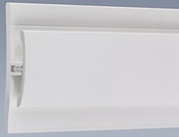 Pure Wall Cladding PVC Joining Trim 2-Part White 2440mm
