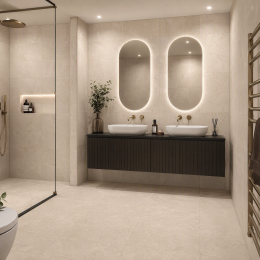 Ashcombe Beige Porcelain Wall & Floor Tile PTV36 300x600mm
