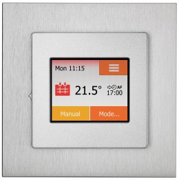Nicobond Touchscreen Thermostat Conversion Kit Brushed Aluminium