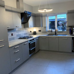 Time Carbon Natural Rectified Double Loaded Porcelain Floor & Wall Tile 600x600mm