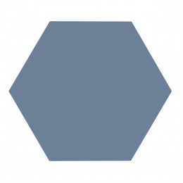 Lily 5 Hexagon Blue Floor & Wall Tile