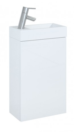 Plan 40cm 1 Door Vanity Unit White