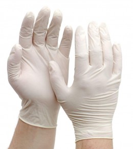 Large Latex Powdered Gloves