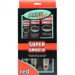 Axus Decor Red Super Smooth 3 Piece Brush Set