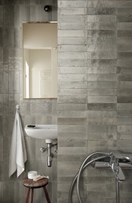 Lume Greige Gloss Porcelain Wall and Floor Tile 240x60mm