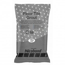 Nicobond Floor Tile Grout Grey 10kg