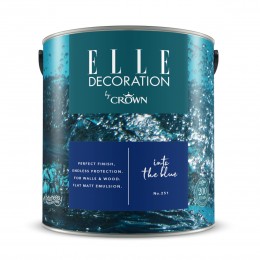 Crown Elle Decoration Flat Matt Into The Blue No.251 2.5lt