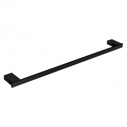 Noir D Series Matt Black Towel Rail