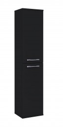 Appeal 30cm 2 Door Column Wall Unit Black Matt