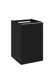 Look Modular Wall Hung Base Unit 40cm 1 Drawer with Basket Black Matt