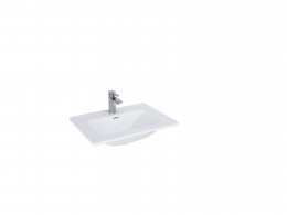 Look Ceramic 60cm 1 Taphole Wash Basin 15mm Thick 