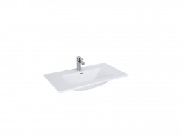 Look Ceramic 80cm 1 Taphole Wash Basin 15mm Thick 