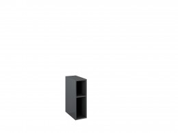 Look Modular Wall Hung Double Open Unit 20cm Anthracite High Gloss 