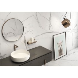 Infinity White Marble Natural Porcelain Floor and Wall 600x1200mm