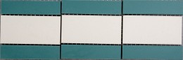 Chatsworth Victorian Porcelain Mint Green Strip Border Floor Tile 285x93mm