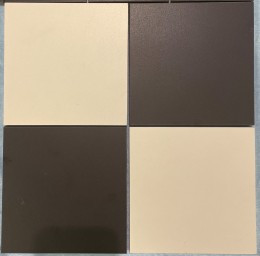 Longleat Victorian Porcelain Black And White Check Floor Tile 285x285mm