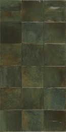 Beaumont Jade Green Squares Floor and Wall Tile 30x600mm